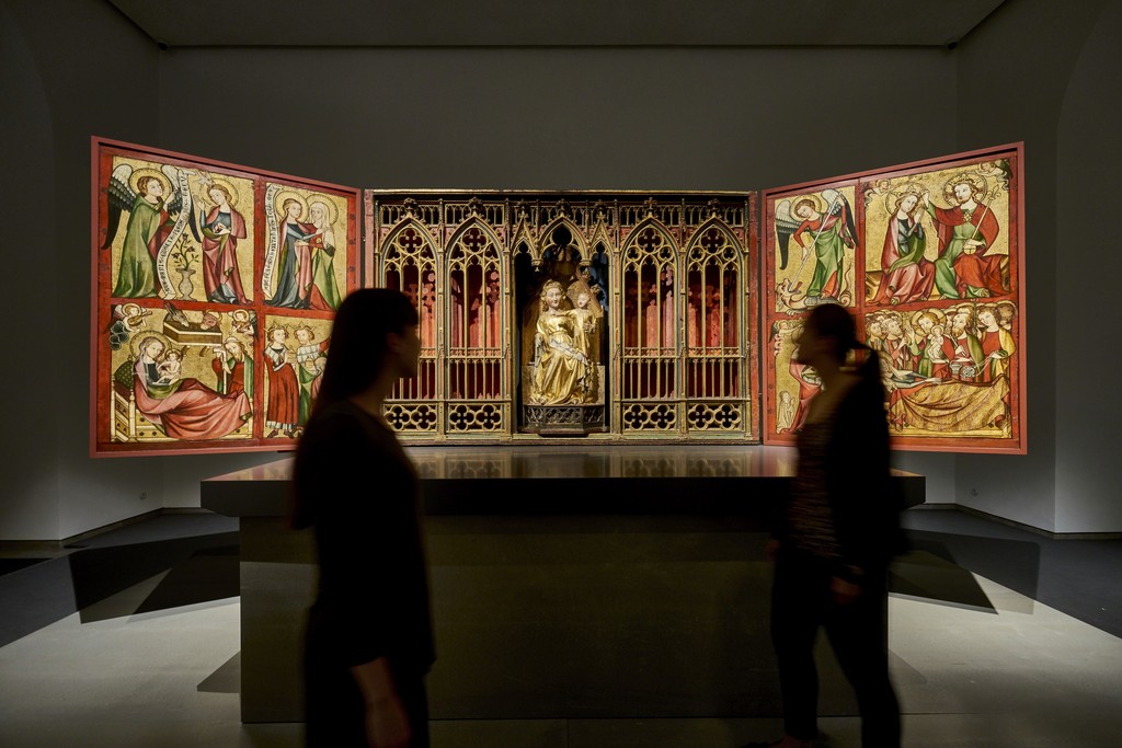 Exhibition view "Heaven on Display. The Altenberg Altar and Its Imagery" Photo: Städel Museum (2016)
Exhibition view "Heaven on Display. The Altenberg Altar and Its Imagery" Photo: Städel Museum (2016)