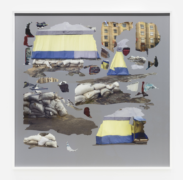 Hito Steyerl, ‘Tent/Texture II, Kharkiv’, 2015, Print, UV pigment print on dibond, Andrew Kreps