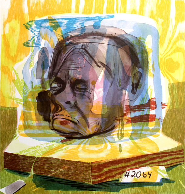 Dana Schutz, ‘(Untitled) Head of Timothy Leary’, 2005, ClampArt