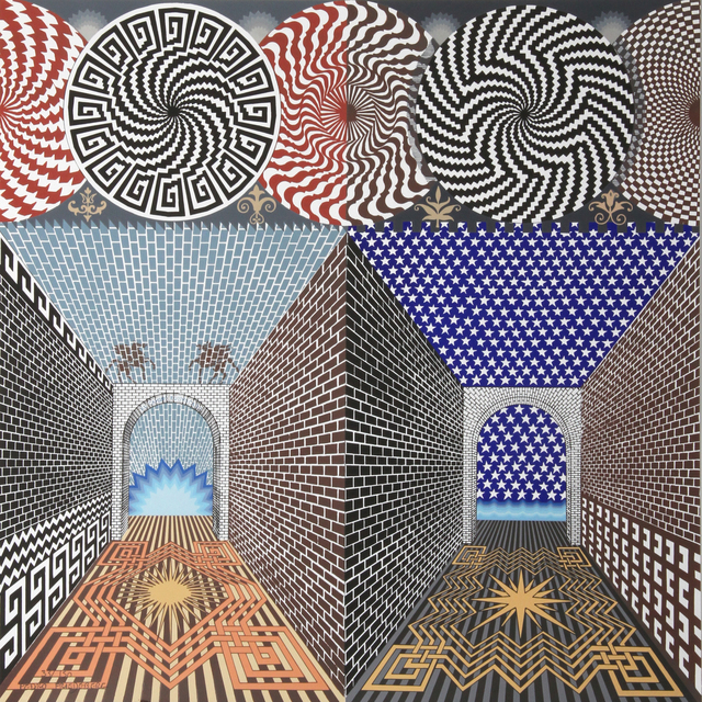 Pedro Friedeberg, ‘Encuetro de dos Mundos’, 1987, Print, Serigraph, RoGallery