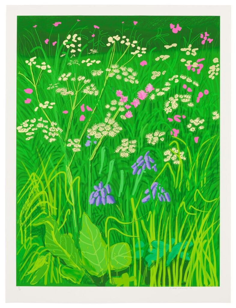 David Hockney - The Arrival of Spring in Woldgate, East Yorkshire in 2011 (twenty eleven) - 17 May 2011