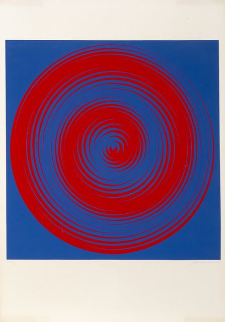 Getulio Alviani, ‘Blue and Red Spirals’, 1968, RoGallery