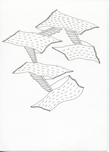 Poonam Jain, ‘Thoughts #3’, 2016, Drawing, Collage or other Work on Paper, Ink on paper, Sapar Contemporary