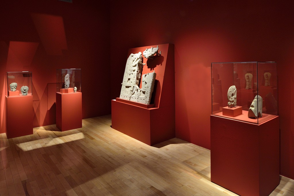 View of "Divine Lords of the Mountain. Puebla's Northern Sierra in times of El Tajín", Museo Amparo, Puebla, Mexico, 2017. View of "Divine Lords of the Mountain. Puebla's Northern Sierra in times of El Tajín", Museo Amparo, Puebla, Mexico, 2017.