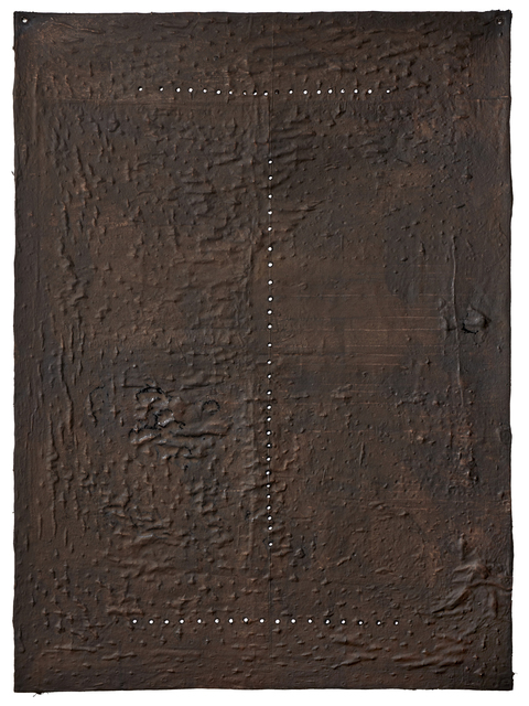 Alberto Casari, ‘Camino indeciso de la hormiga’, 2018, Other, Brea and perforations on canvas, Wu Galeria