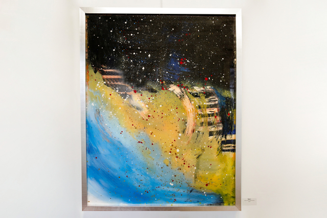 Arica Hilton, ‘Tides I’, 2020, Mixed Media, Acrylic on Acrylic reverse painting, Hilton Asmus