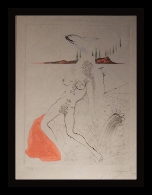 Salvador Dalí, ‘Poems Secrets Nude at The Fountain’, 1967, Fine Art Acquisitions