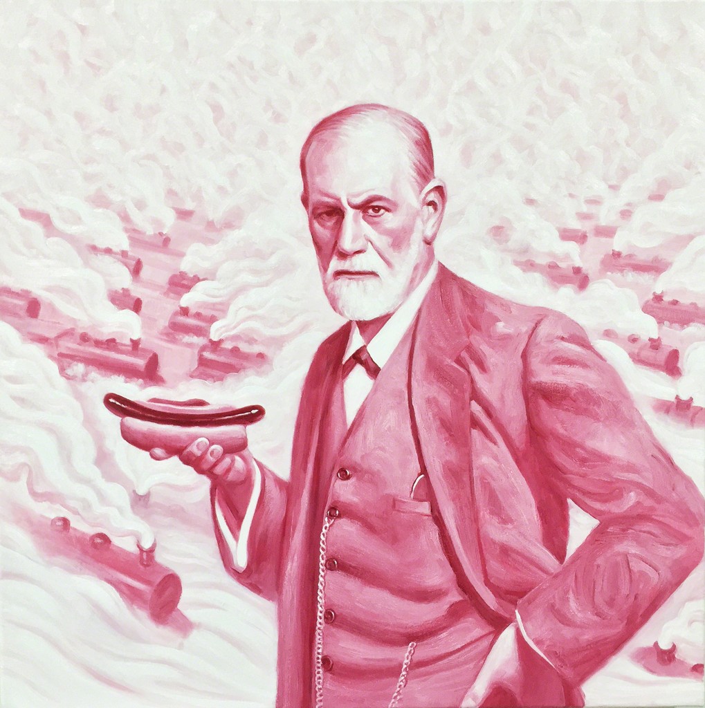 Sigmund Freud Stars in Andre von Morisse’s Pop Paintings