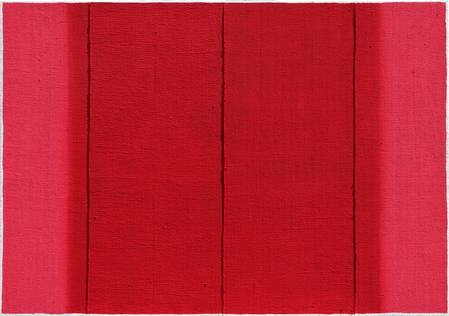 Anke Blaue, ‘AB573’, 2020, Painting, Hand-woven acrylic on antique linen, Galería Marita Segovia