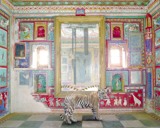 Karen Knorr, ‘Durga’s Mount, Junha Mahal, Dungarpur’, 2012, Sundaram Tagore Gallery