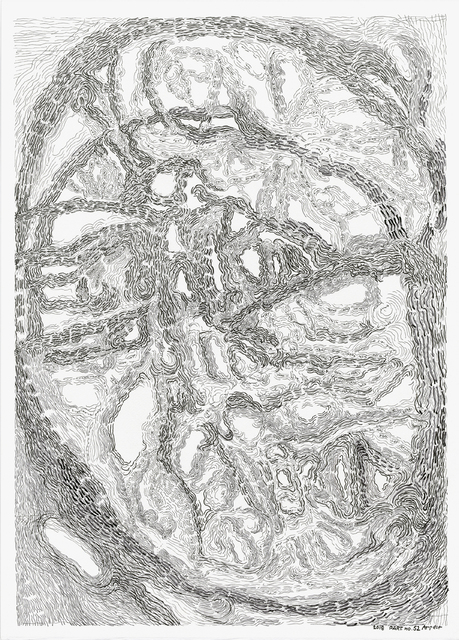 Dieter Appelt, ‘Partitur No. 52’, 2018, Drawing, Collage or other Work on Paper, Ink on paper, Galerie Thomas Schulte