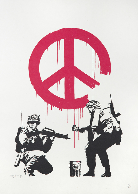 Banksy, ‘CND Soldiers (signed)’, 2005, Julien's Auctions