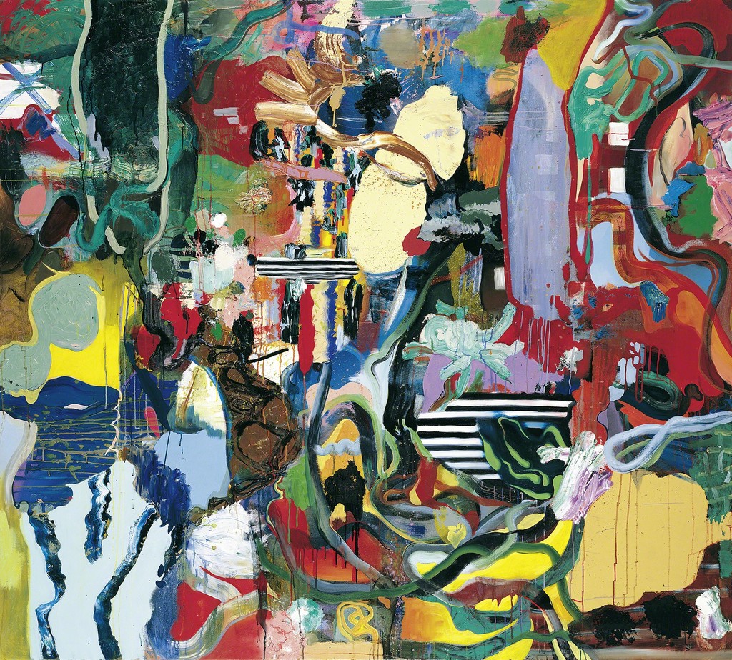 Daniel Richter, Zwiesprache mit der Natur (beim Baden), 1996, Private collection, Courtesy of Jennifer VORBACH LLC, © Bildrecht, Wien, 2017 Daniel Richter, Zwiesprache mit der Natur (beim Baden), 1996, Private collection, Courtesy of Jennifer VORBACH LLC, © Bildrecht, Wien, 2017