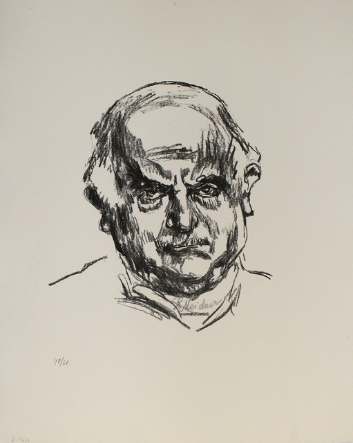 Ludwig Meidner, ‘Selbstbildnis en face’, 1965, Sylvan Cole Gallery