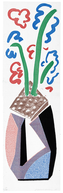David Hockney, ‘Red, Blue & Green Flowers, July 1986’, 1986, Sims Reed Gallery
