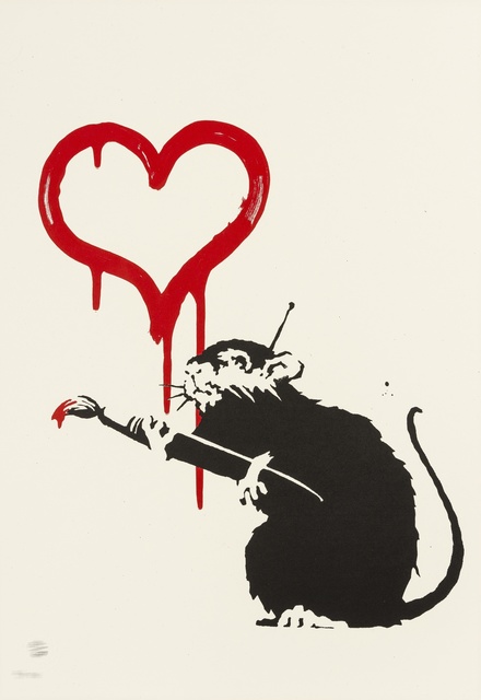 Banksy, ‘Love Rat’, 2004, Forum Auctions