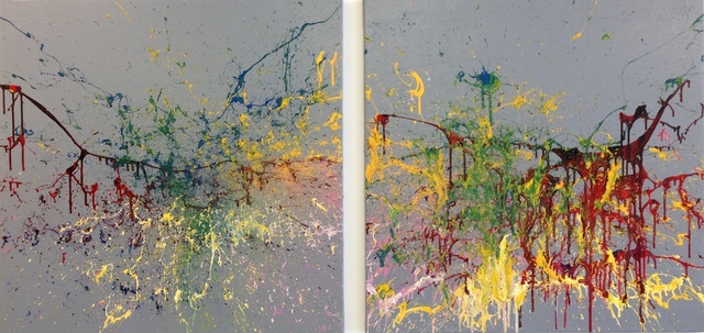 Khaled Jarrar, ‘Butterfly #6’, 2015, Painting, Acrylic on canvas, Wilde