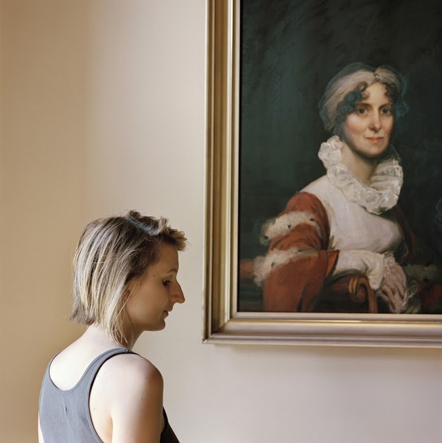 Frances F. Denny, ‘Edith, with a portrait of her ancestor’, 2013, Photography, Archival pigment print, ClampArt
