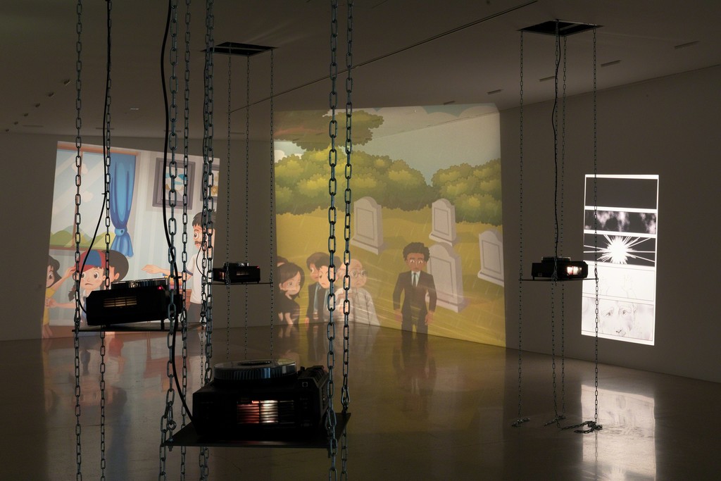 Exhibition view
Loretta Fahrenholz. Small Habit Revolution
Photo: Lisa Rastl
© mumok Exhibition view
Loretta Fahrenholz. Small Habit Revolution
Photo: Lisa Rastl
© mumok
