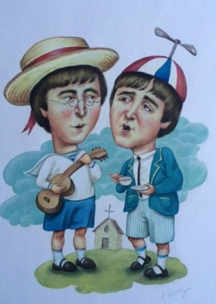 Anita Kunz, ‘Paul and John’, 2006, Zenith Gallery