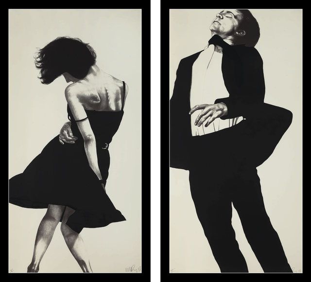 Robert Longo, ‘Meryl and Jonathan from Men in the Cities ’, 1988, Print, Lithograph on rag paper, Fine Art Mia
