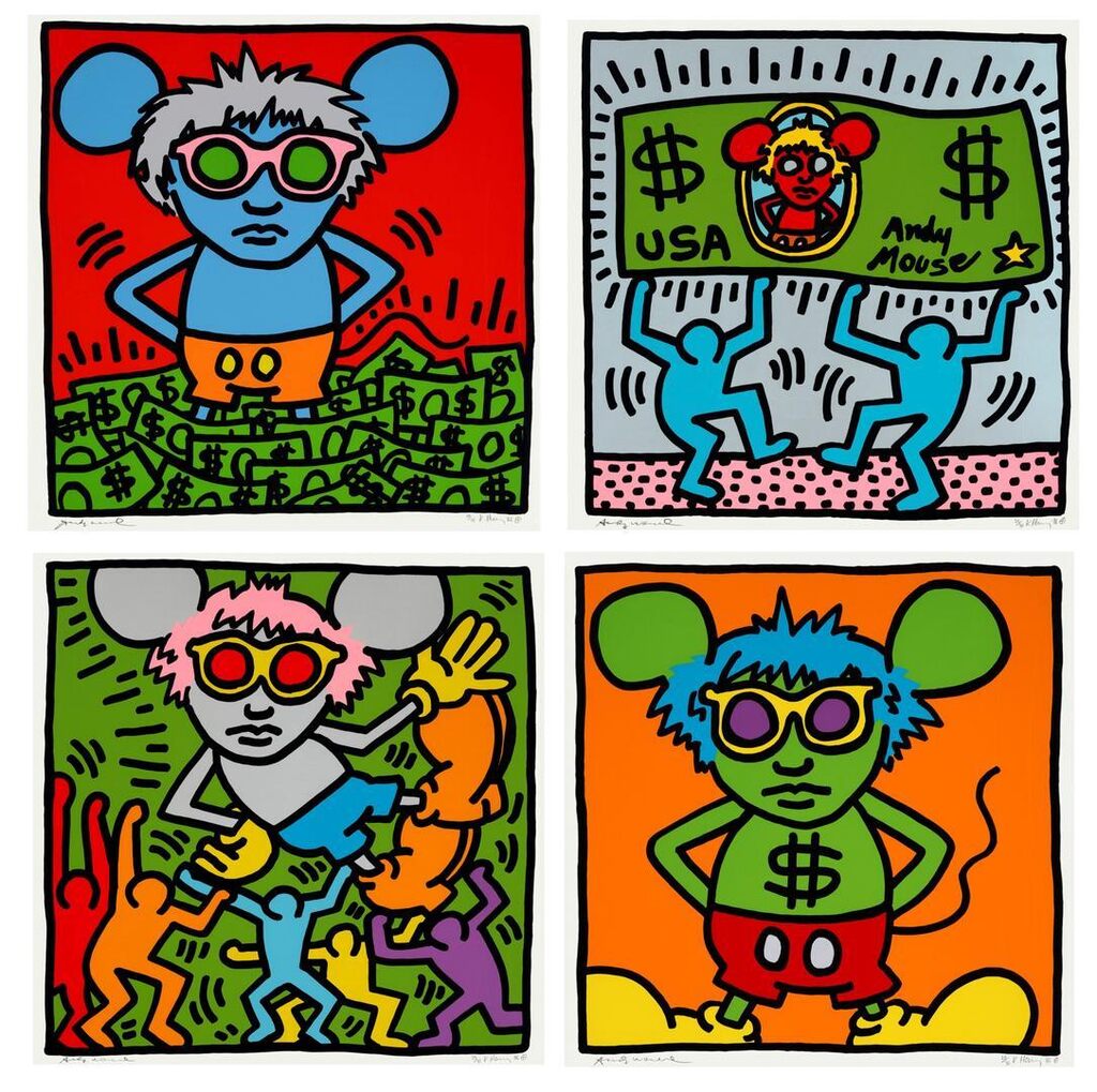 Keith Haring - Andy Mouse