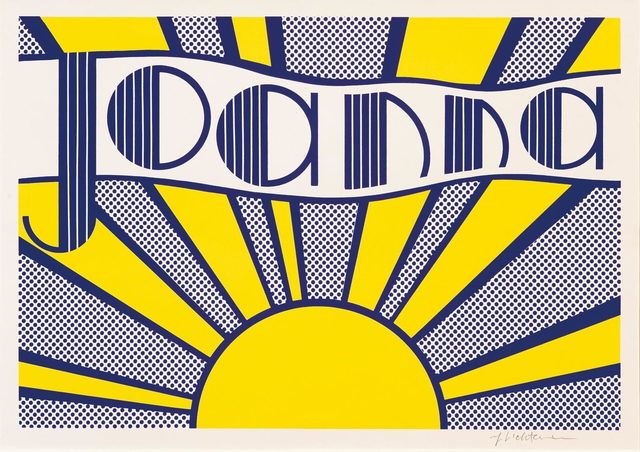 Roy Lichtenstein, ‘Joanna’, 1968, Print, Colour offsetlithograph, Koller Auctions