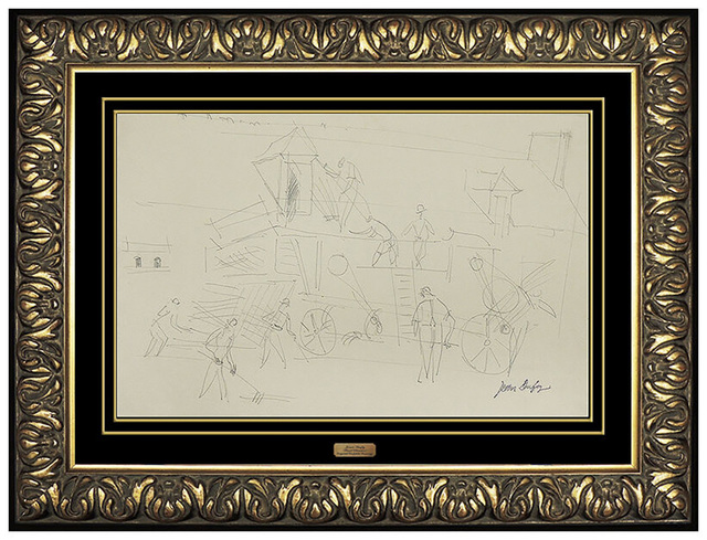 Jean Dufy, ‘Jean Dufy Original Graphite Drawing Signed Authentic French Artwork Antique SBO’, 20th Century, Drawing, Collage or other Work on Paper, Graphite, Original Art Broker