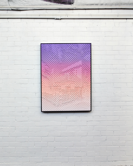 Tom Adair, ‘Hibiscus Island’, 2019, Mixed Media, Acrylic on HDP CNC Foam, Glitter Powder Coat Aluminium Frame, Axiom Contemporary