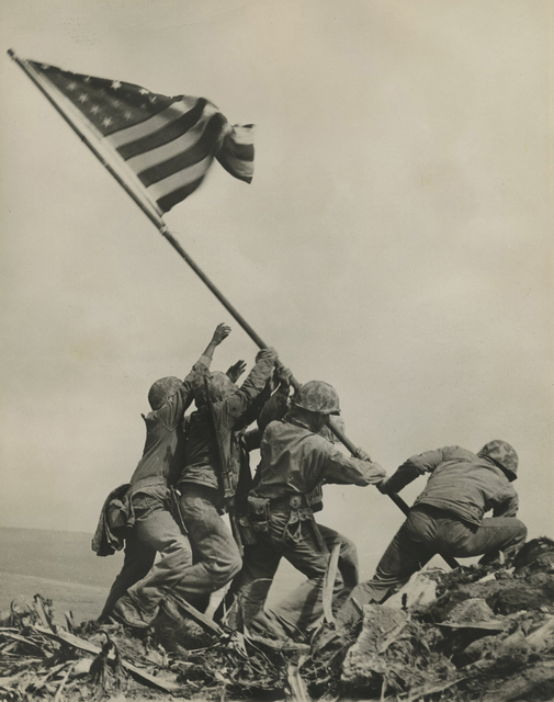 Joe Rosenthal, ‘Raising The Flag On Iwo Jima’, February 23-1945, Howard Greenberg Gallery