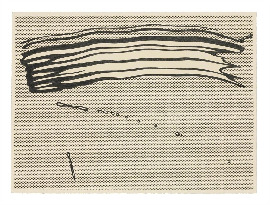 Roy Lichtenstein - Brushstroke