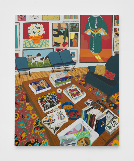 Hilary Pecis, ‘Interior with Books and Paintings’, 2019, The Pit
