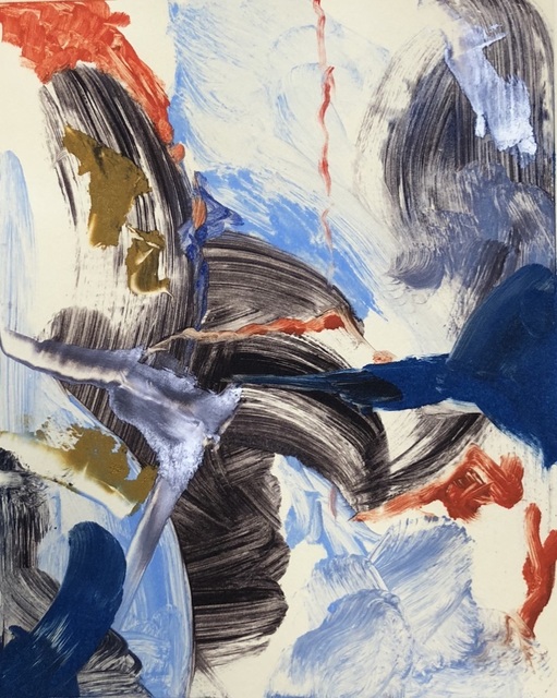 Sarah J. Berman, ‘Untitled’, 2019, Drawing, Collage or other Work on Paper, Oil Monoprint on Rives BFK, The Art House