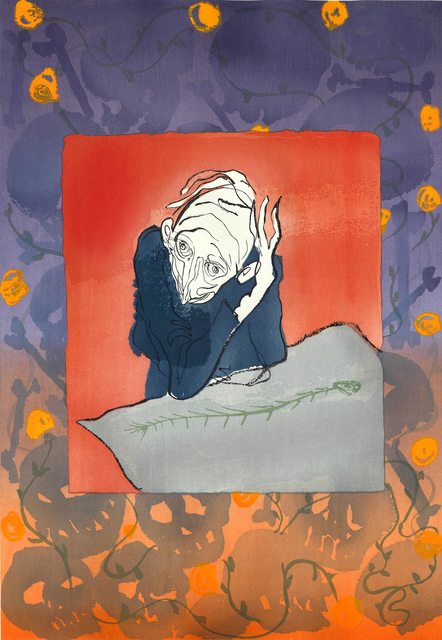 Sanya Kantarovsky, ‘Woe to Wit’, 2019, Print, Woodblock print on washi paper, Luhring Augustine