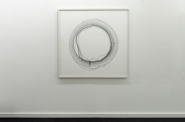 Jill Baroff, ‘'Round Midnight (Evidence)’, 2014, Drawing, Collage or other Work on Paper, Pigmented ink on Japanese gampi mounted on rag, Bartha Contemporary