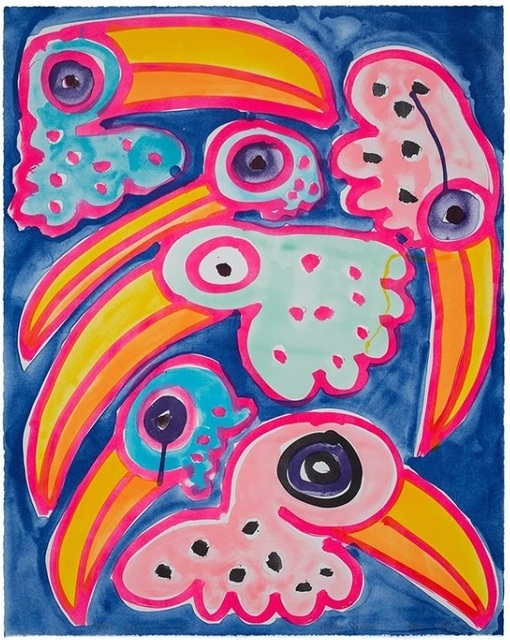 Katherine Bernhardt, ‘Toco Toucan Toucano’, 2020, Print, Lithograph in colours, on Somerset Velvet 300 gsm, FNG-Art