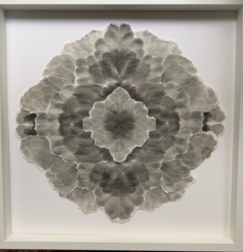 Allison Svoboda, ‘Mandala Flora 1’, 2010-2015, Drawing, Collage or other Work on Paper, Sumi-e ink on Mulberry paper, Olson Larsen Gallery