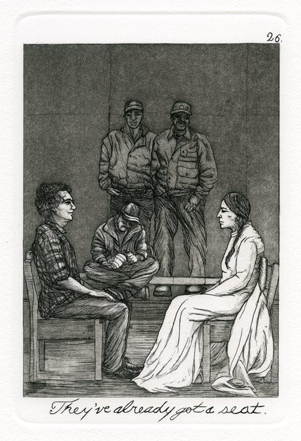 Emily Lombardo, ‘They've already got a seat, from The Caprichos’, 2014, Childs Gallery