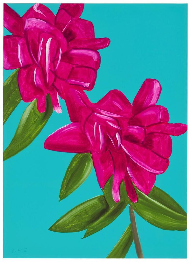 Alex Katz - Peonies, from Flowers