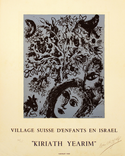 Marc Chagall, ‘Couple in Front of a Tree’, 1971, Print, Stone Lithograph, ArtWise