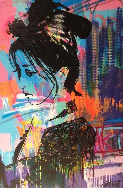 JM Robert, ‘En attendant son retour’, 2015, Painting, Art Supermarket