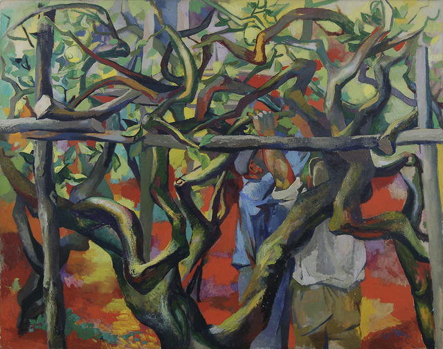 Renato Guttuso, ‘Coltivazione del limone’, 1956, Painting, Oil on canvas, Jody Klotz Fine Art