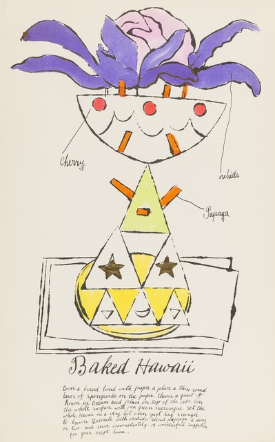 Andy Warhol, ‘Baked Hawaii (from Wild Raspberries) (see Feldman & Schellmann IV.137.A)’, 1959, Forum Auctions