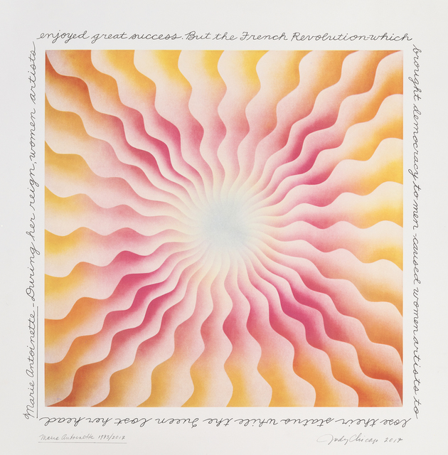 Judy Chicago, ‘Marie Antoinette 1973/2017’, 2017, Turner Carroll Gallery