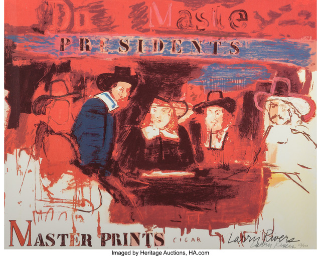 Larry Rivers, ‘Dutch Masters (Presidents)’, 1990, Heritage Auctions