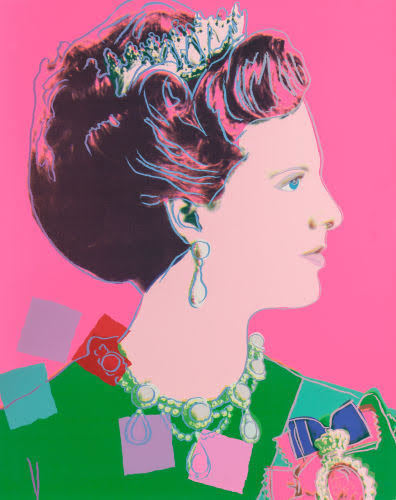 Andy Warhol, ‘Queen Margrethe II, pink background (from Reigning Queens)’, 1985, Fine Art Auctions Miami