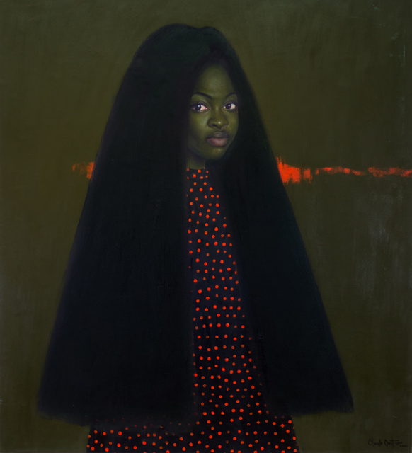 oluwole omofemi, ‘Omonalisa IV’, 2020, Painting, Oil and acrylic on canvas, Out of Africa Gallery