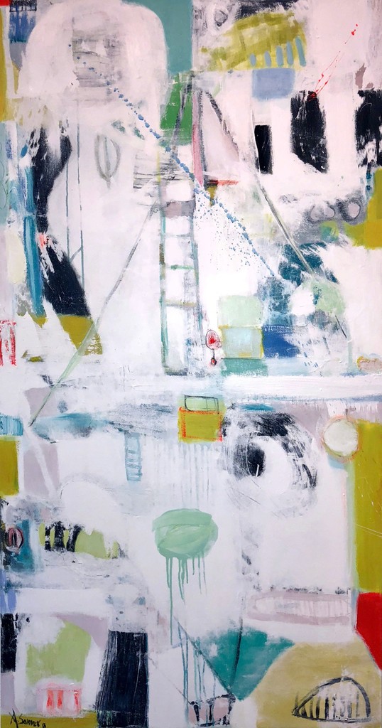 ASTRID SOMMER artist-VAIVEN-2018-Acrylic on canvas-170 x 90 cm ASTRID SOMMER artist-VAIVEN-2018-Acrylic on canvas-170 x 90 cm