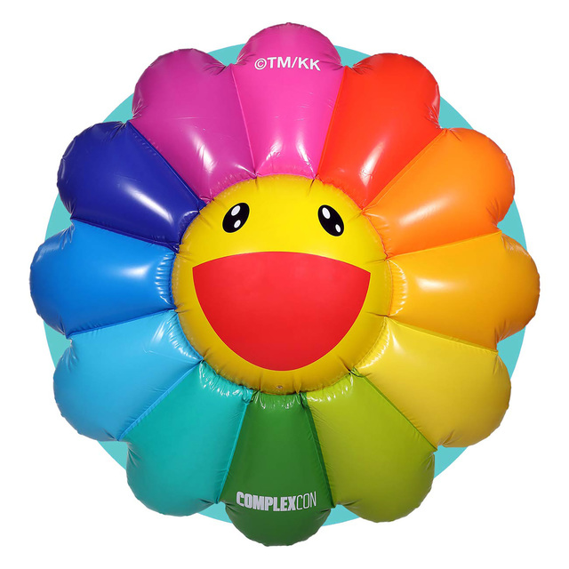 Takashi Murakami, ‘Takashi Murakami vinyl flower sculpture (Takashi Murakami flowers)’, 2019, Design/Decorative Art, Vinyl pool float, Lot 180