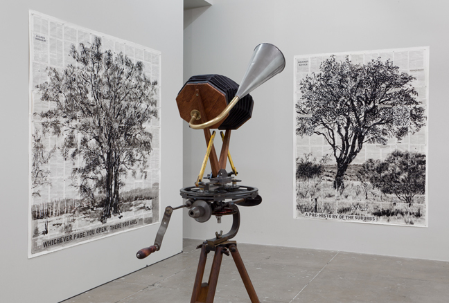 William Kentridge: Second-hand Reading, Installation View, Marian Goodman Gallery, New York, September 17 - October 26, 2013 William Kentridge: Second-hand Reading, Installation View, Marian Goodman Gallery, New York, September 17 - October 26, 2013